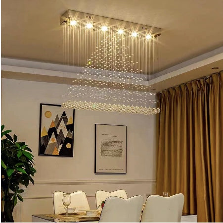 Luxury Crystal Rain Drop Chandelier